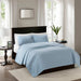 Quebec - King Reversible Coverlet Set - Blue - Simple Home Plus