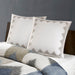 Isla - Embroidered Euro Sham - White - Simple Home Plus