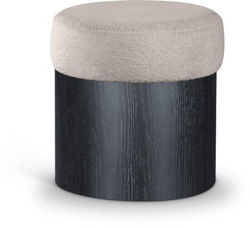 Nimes - Ottoman / Stool With Black Base - Simple Home Plus