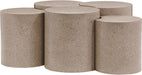 Dimple - 20" 5 Piece Modular Coffee Table - Terazzo Finish - Simple Home Plus