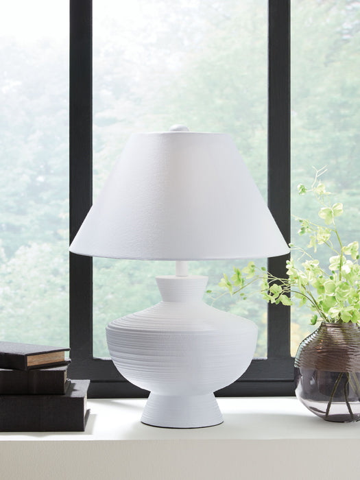Harelwood - White - Poly Table Lamp - Simple Home Plus