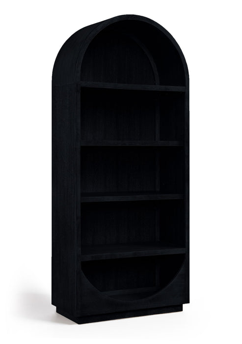 Hearth - Oak Veneer And Solid Wood Bookcase - Simple Home Plus