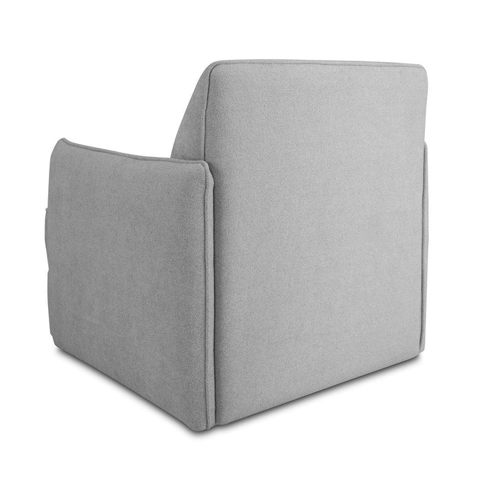 Carly - Swivel Chair - Light Gray - Simple Home Plus