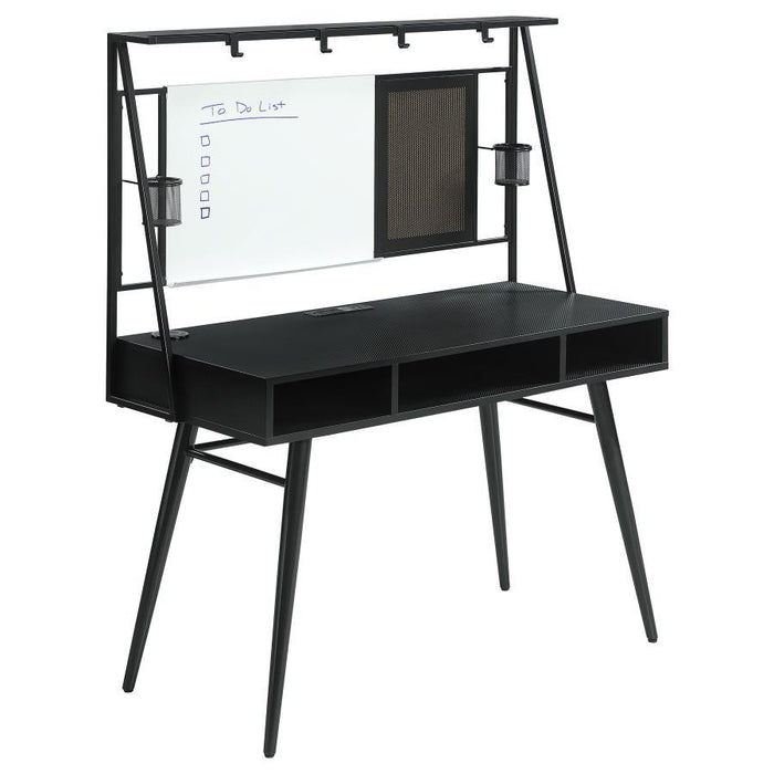 Jessie - Writing Desk With Whiteboard And USB - Black - Simple Home Plus