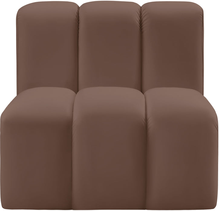 Arc - Faux Leather Straight Chair - Simple Home Plus