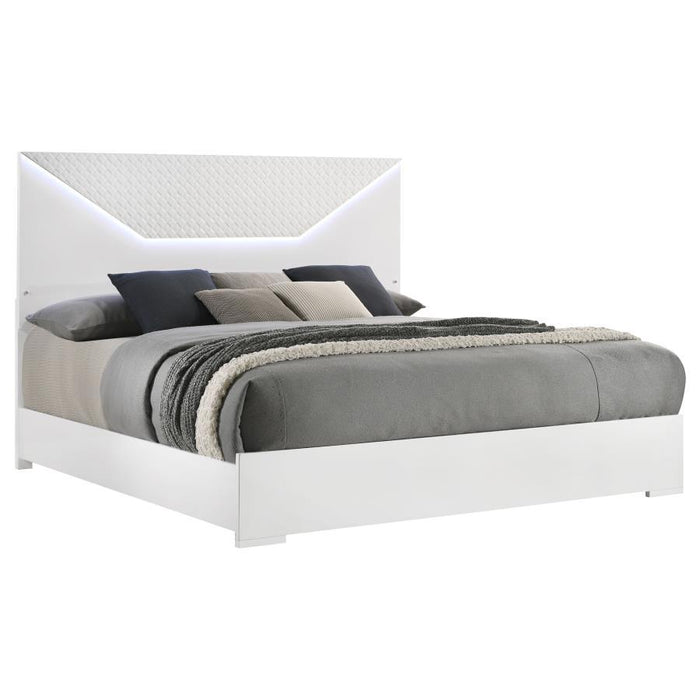 Ives - Panel Bed LED Headboard - Simple Home Plus