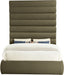 Adam - Boucle Fabric Bed With 89" Headboard - Simple Home Plus
