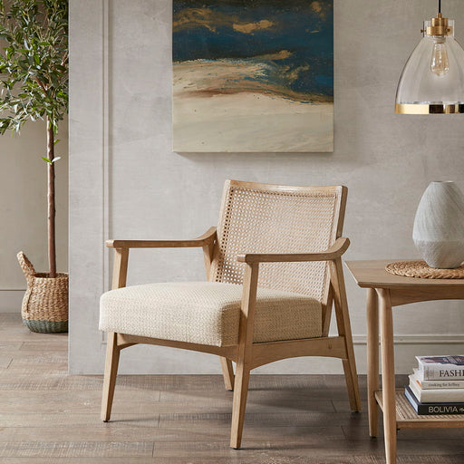 Kelly - Accent Chair - Light Brown - Simple Home Plus