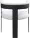Romeo - Boucle Dining Chair With Black Base (Set of 2) - Simple Home Plus