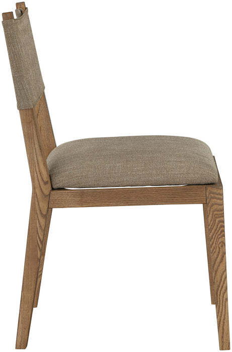 Avon - Linen Textured Performance Fabric Dining Side Chair (Set of 2) - Simple Home Plus