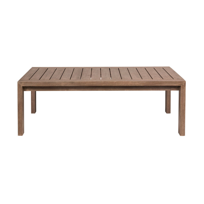Relic - Outdoor Patio Coffee Table - Weathered Eucalyptus - Simple Home Plus