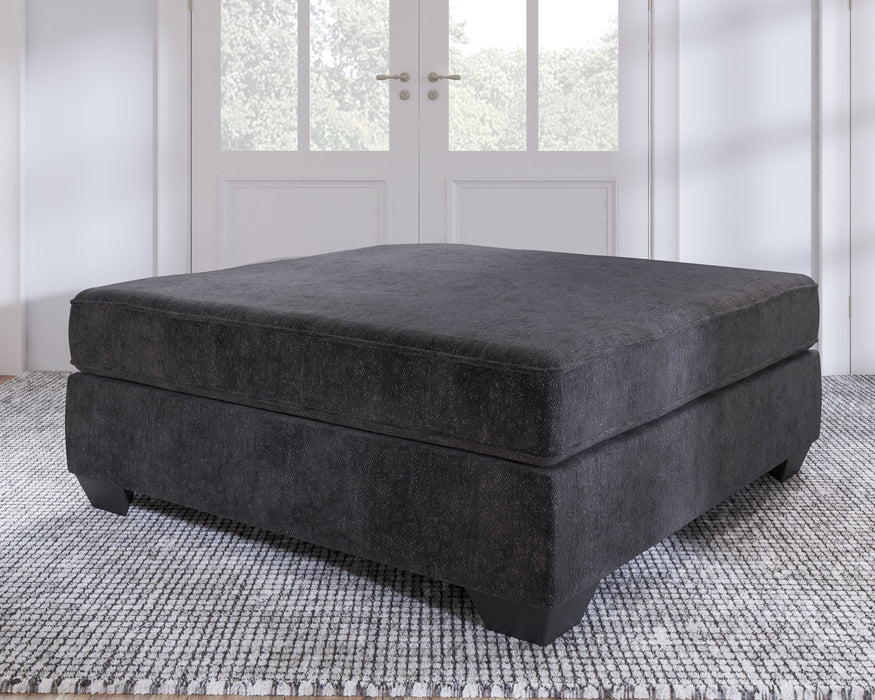 Lavernett - Charcoal - Oversized Accent Ottoman - Simple Home Plus