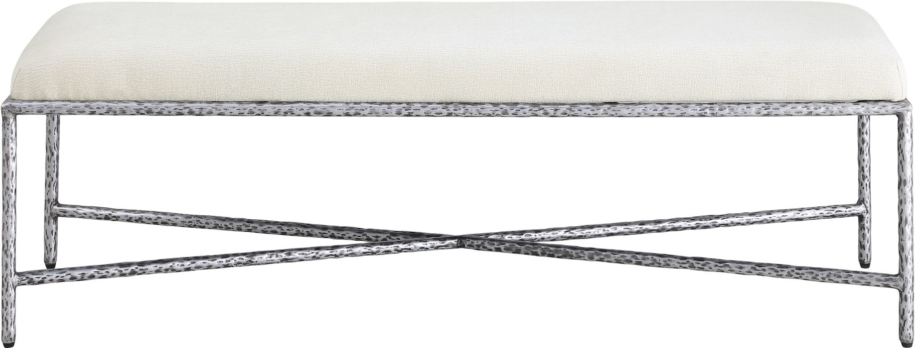 Valley - Bench With Silver Frame - Simple Home Plus