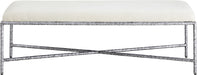 Valley - Bench With Silver Frame - Simple Home Plus