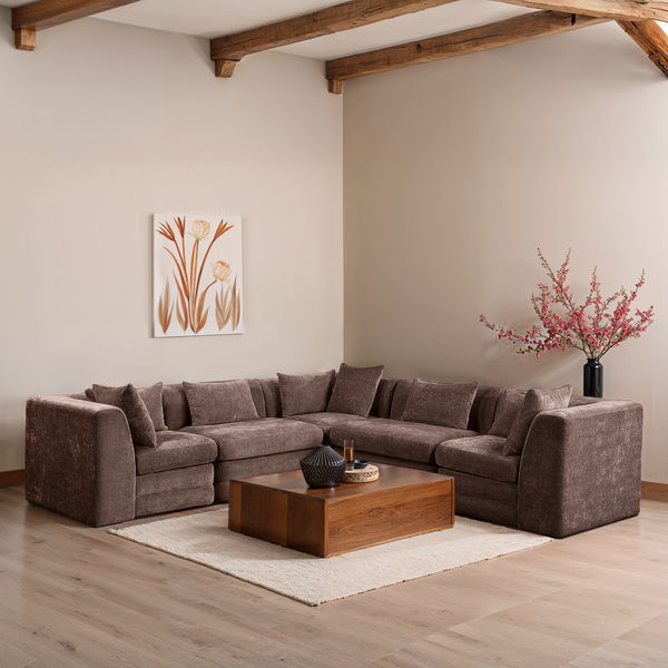 Stellar - 5 Piece Upholstered Modular Sectional