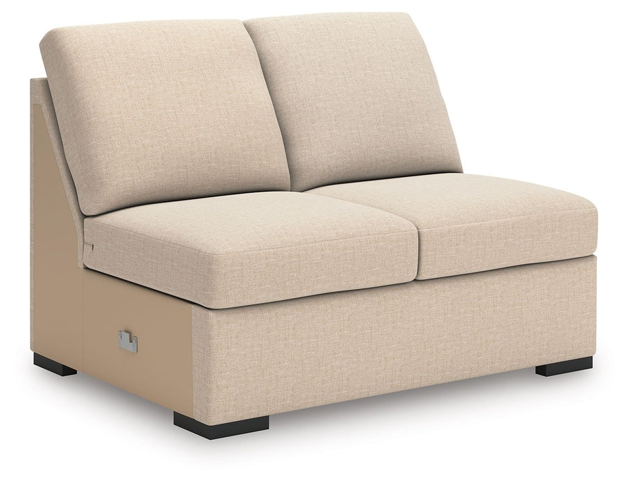 LadyMae - Armless Loveseat - Twill - Simple Home Plus