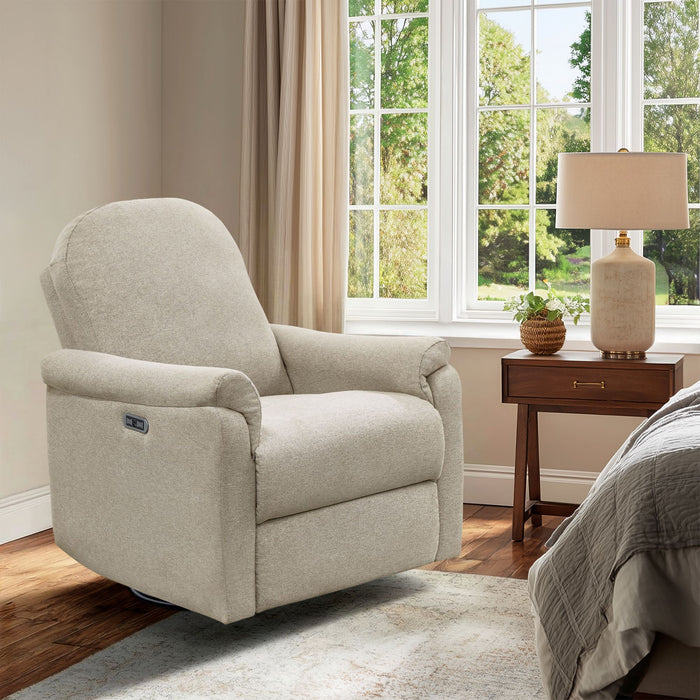 Elio - Power Recliner - Beige - Simple Home Plus