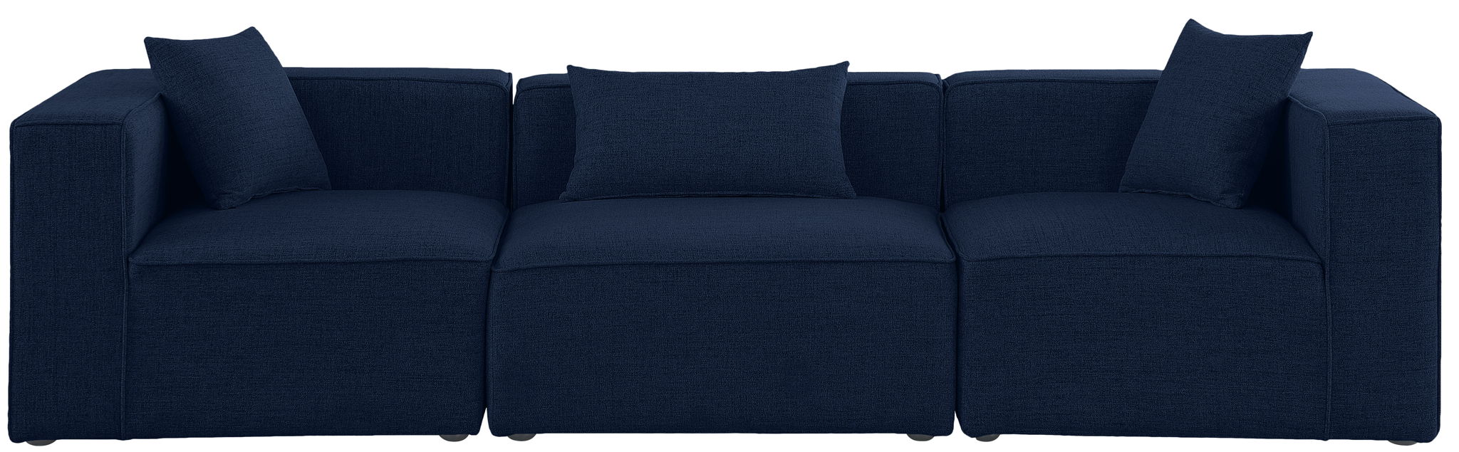 Cube - Linen Modular 3 Seat Sofa