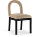 Conrad - Velvet Dining Chair With Black Legs - Simple Home Plus