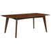 Malone - Rectangular Wood Dining Table - Dark Walnut - Simple Home Plus