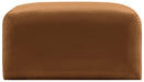 Arc - Velvet Ottoman - Saddle - Simple Home Plus