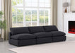 Comfy - Linen Modular Armless Sofa 3 Seats - Simple Home Plus