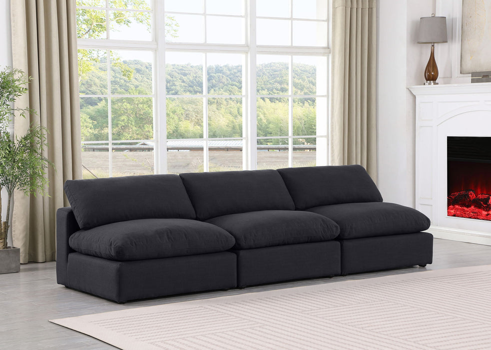 Comfy - Linen Modular Armless Sofa 3 Seats - Simple Home Plus