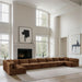 Shaggy - Fabric 9 Piece Modular Sectional - Simple Home Plus