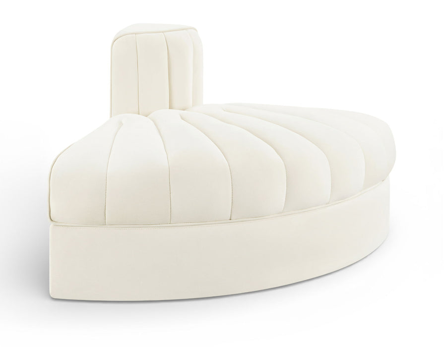 Rummi - Velvet Performance Fabric Upholstered Modular Chair - Simple Home Plus
