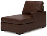 McDowlan - RAF Corner Chaise - Coffee - Simple Home Plus