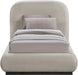Vaughn - Chenille Bed With Black Base - Simple Home Plus