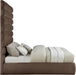 Adam - Chenille Fabric Bed With 89" Headboard - Simple Home Plus