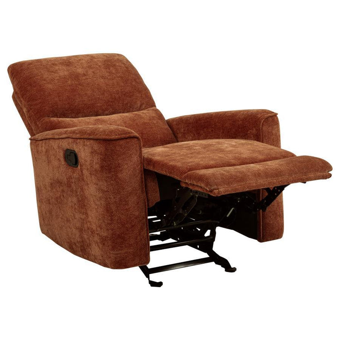 Navarro - Chenille Upholstered Glider Recliner - Simple Home Plus