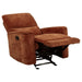 Navarro - Chenille Upholstered Glider Recliner - Simple Home Plus