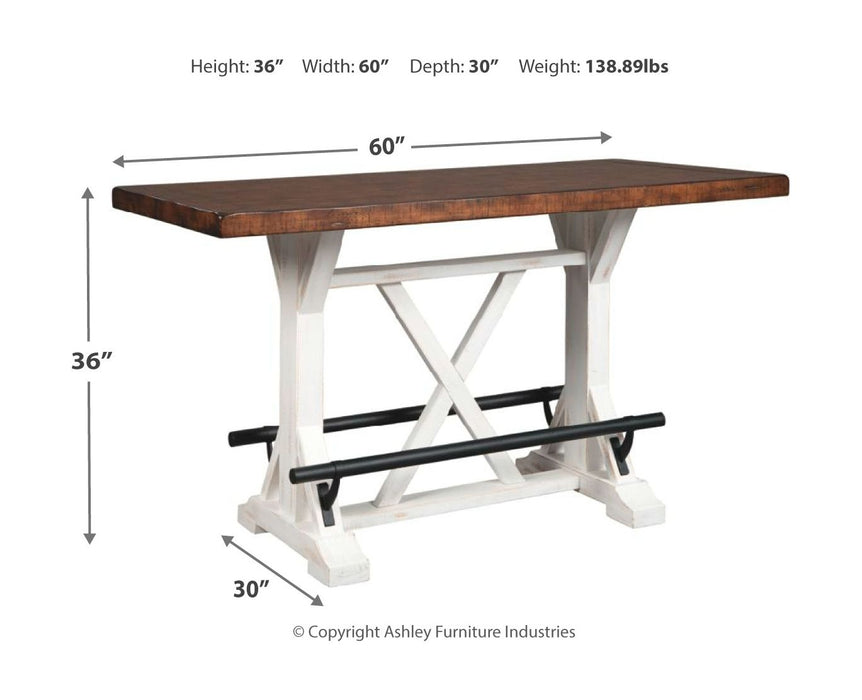 Valebeck - Counter Height Table Set - Simple Home Plus
