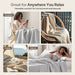 Waffle Weave - Twin Cotton Blanket - Gray - Simple Home Plus