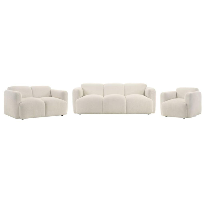 Sierra - 3-Piece Living Room Set - Ivory