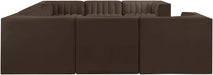 Rummi - Velvet Performance Fabric Upholstered Modular Sectional - Simple Home Plus
