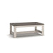 Vista Highlands - Rectangular Cocktail Table - Brown / White - Simple Home Plus