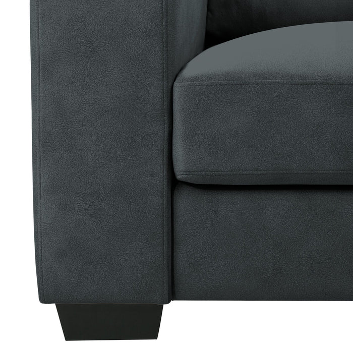 Yvonne - Fabric Sofa With Track Arms