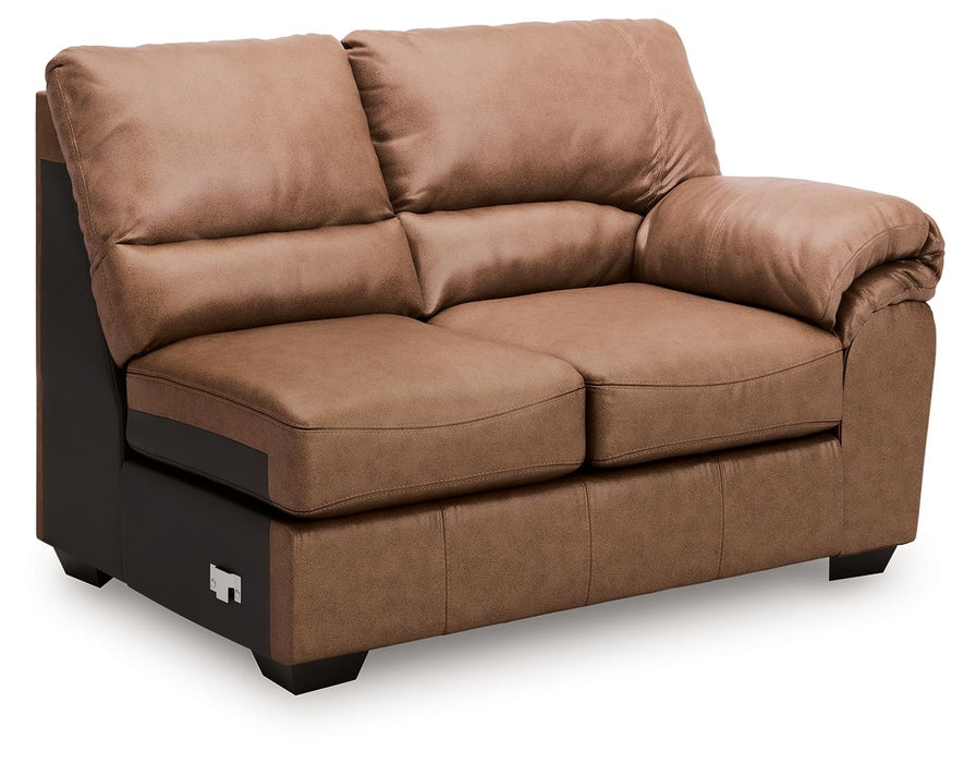 WillowBend - RAF Loveseat - Caramel - Simple Home Plus