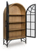 Gwenwich - Natural / Black - Accent Cabinet - Simple Home Plus