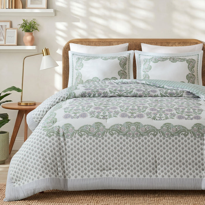 Tilly - King/California King Comforter Set - Green