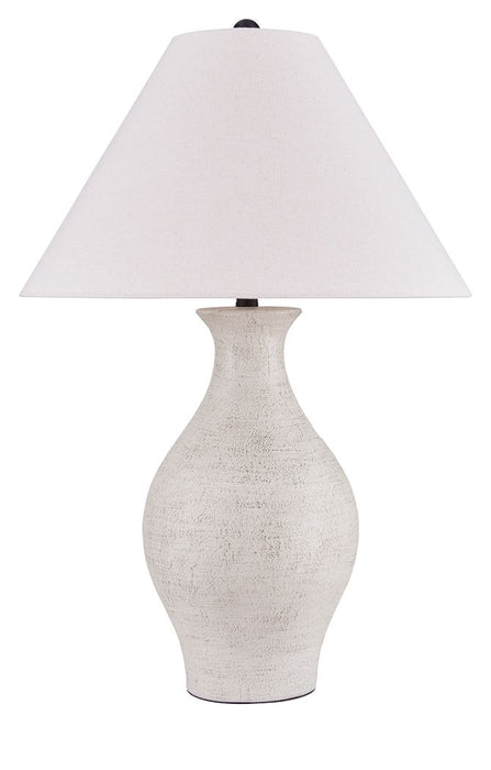 Ashbend - Ceramic Table Lamp - Antique White - Simple Home Plus