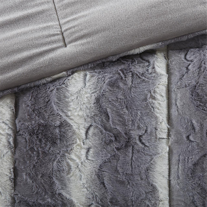 Zuri - Comforter (Set of 4) - Gray - Simple Home Plus