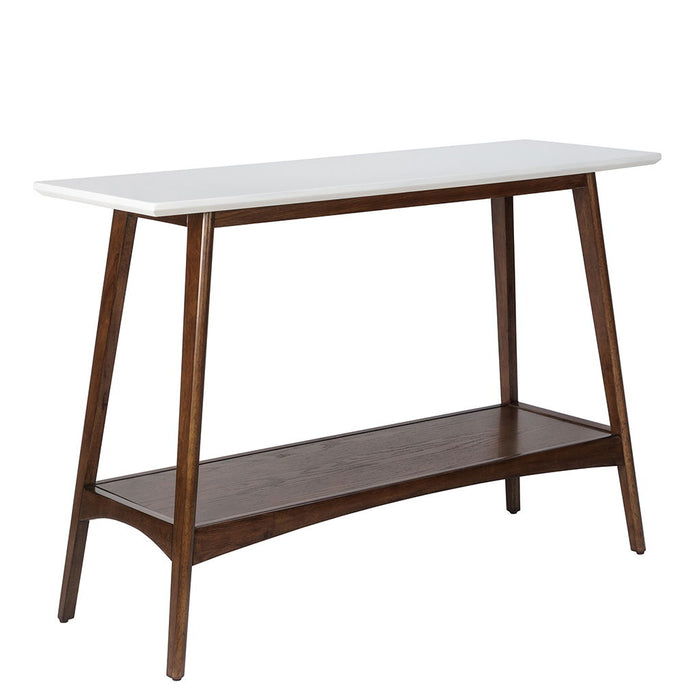 Parker - Console - Off-White / Pecan - Simple Home Plus