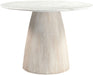 Liona - 42" Marble And Mango Wood Dining Table - Simple Home Plus