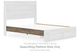 Elbrim - Queen/King Platform Rails - Brown - Simple Home Plus