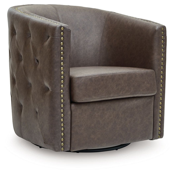 Brentlow - Swivel Accent Chair - Simple Home Plus