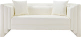 Everett - Vegan Leather Upholstered Loveseat - Simple Home Plus